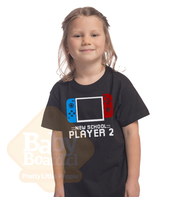 54.- Polera Niño / Niña Gamer - Player 2