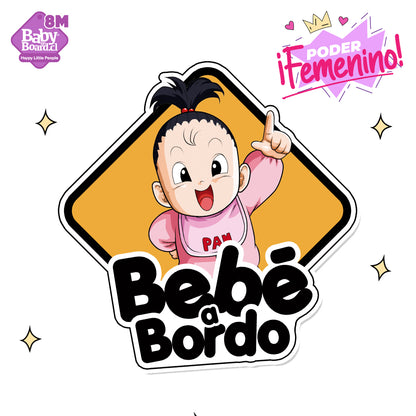 Letrero Bebé a Bordo BabyPan