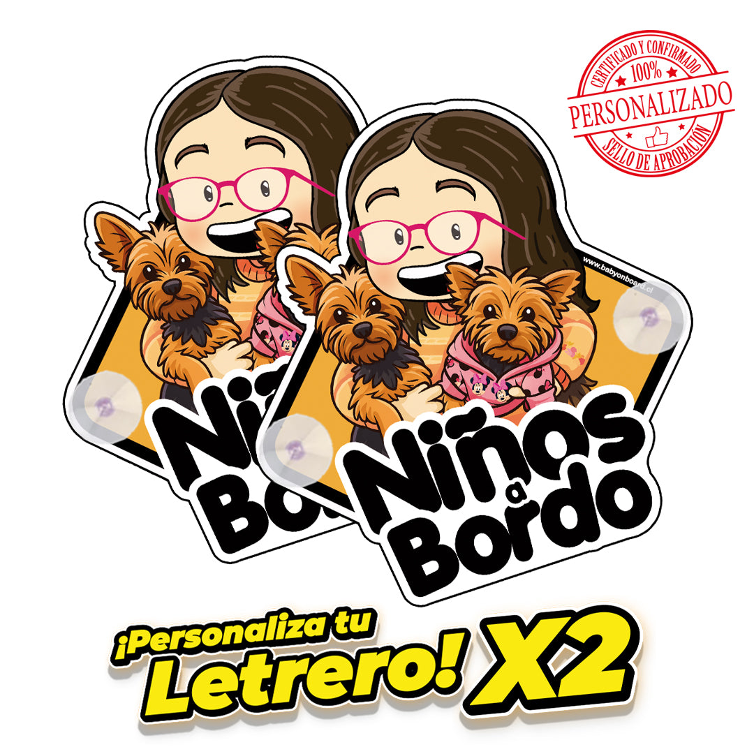 Letrero Bebé a Bordo Personalizado