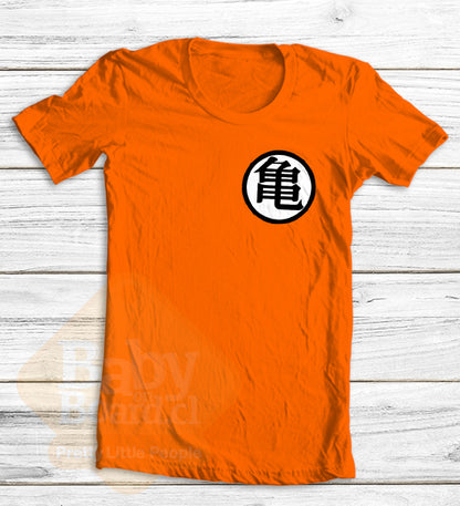 73.- Conjunto Polera Adulto + Body Bebé Goku