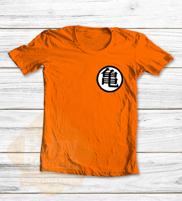 73.- Conjunto Polera Adulto + Body Bebé Goku