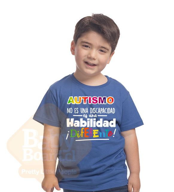 Poleras Familiares Autismo Habilidad Diferente
