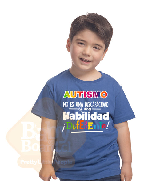Poleras Familiares Autismo Habilidad Diferente