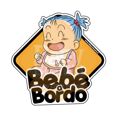 Letrero Bebé a Bordo BabyBra