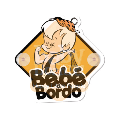 Letrero Bebé a Bordo Baby BamBam