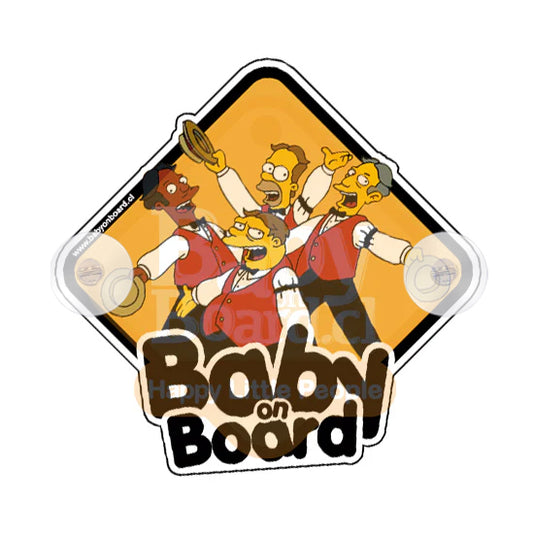 Letrero Bebé a bordo Borbotones