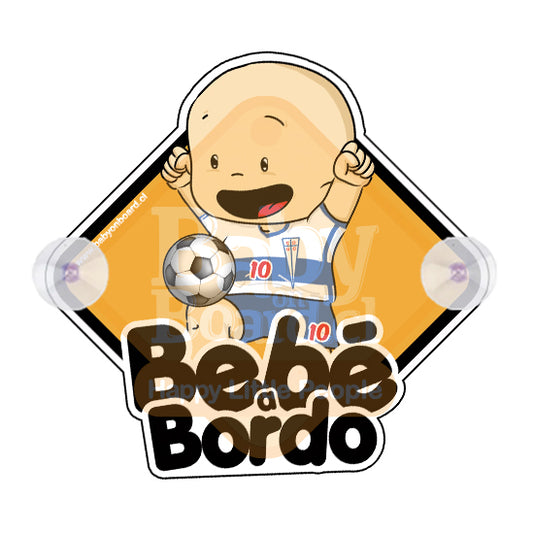 Letrero Bebé a Bordo Baby Cruzado