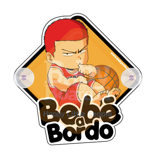 Letrero Bebé a Bordo BabyHanamichi Slamdunk