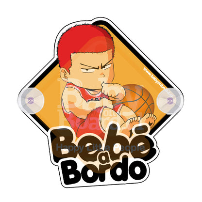 Letrero Bebé a Bordo BabyHanamichi Slamdunk