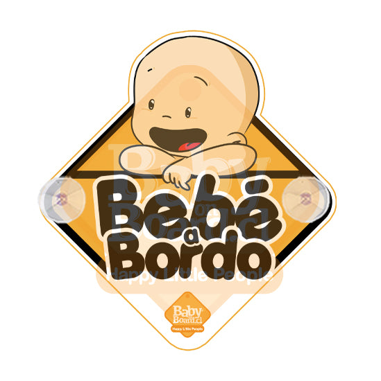 Bebé a Bordo Neutro - Bebé Logo