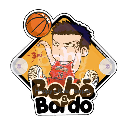 Letrero Bebé a Bordo BabyMitsui Slamdunk