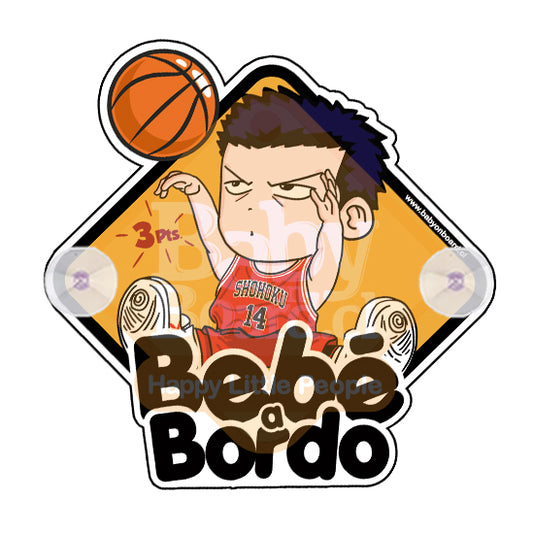 Letrero Bebé a Bordo BabyMitsui Slamdunk