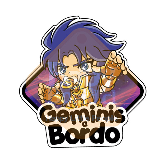 Letrero Bebé a Bordo BabyGéminis - Caballeros del Zodiaco