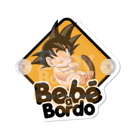 Letrero Bebé a Bordo Chupones Baby Goku