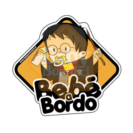 Letrero Bebé a Bordo Baby Harry Adhesivo