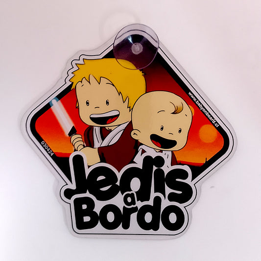 Letrero "prototipo" ventosa, Hermanos Luke y Han