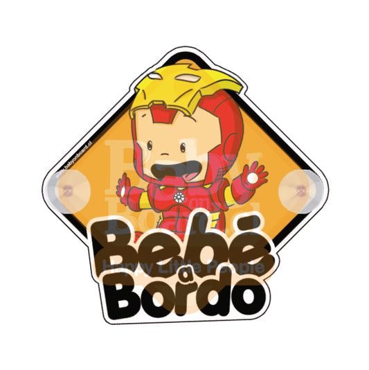Letrero Bebé a Bordo Chupones Ironbaby