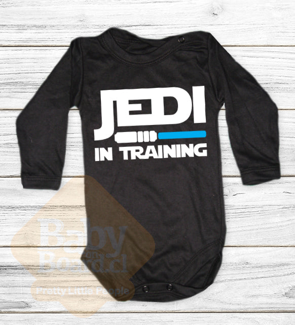 53.- Conjunto Polera Jedi Master + Body Jedi In Training