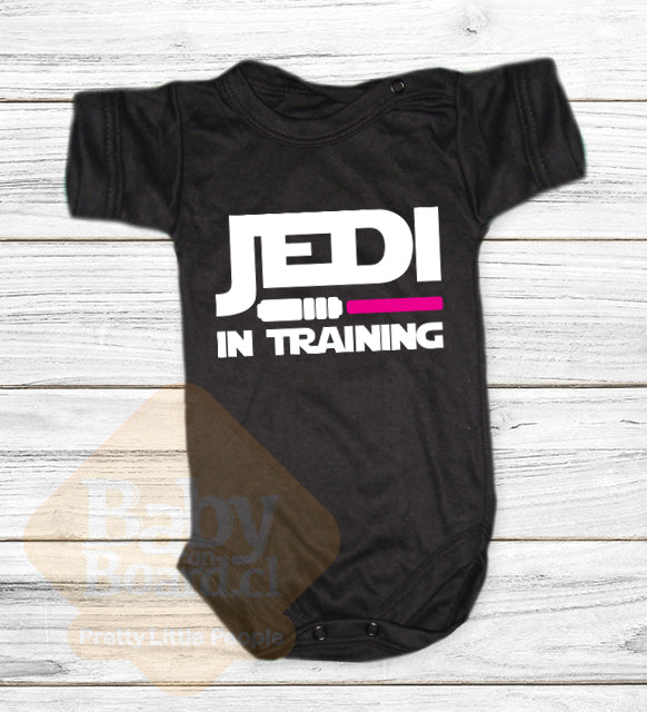 53.- Conjunto Polera Jedi Master + Body Jedi In Training