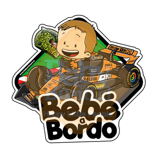 Letrero Bebé a Bordo, Lando F1