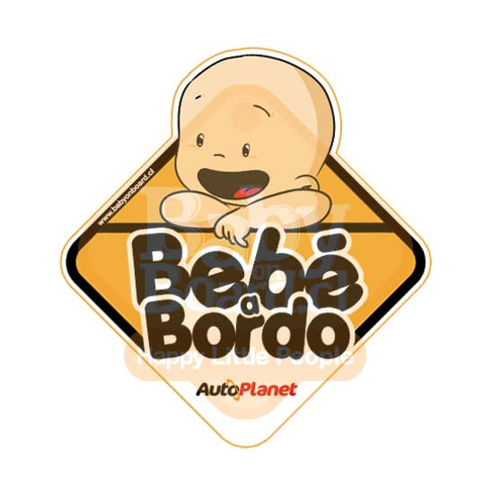 Bebé a Bordo Neutro - Bebé Logo (caja 6 unidades)