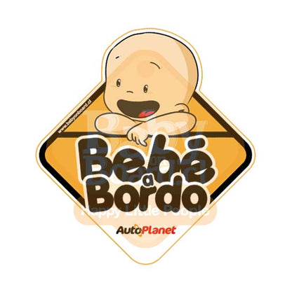 Bebé a Bordo Neutro - Bebé Logo (caja 6 unidades)