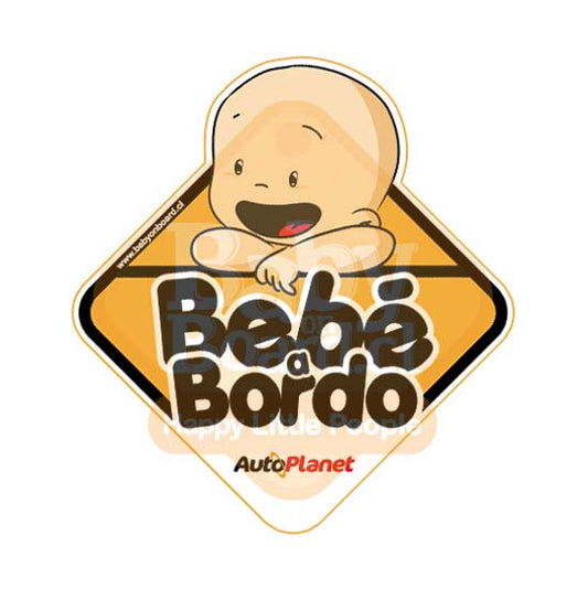 Bebé a Bordo Neutro - Bebé Logo (caja 6 unidades)