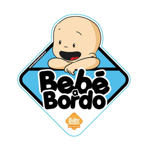 Letrero Bebé a Bordo Niño - Bebé Logo