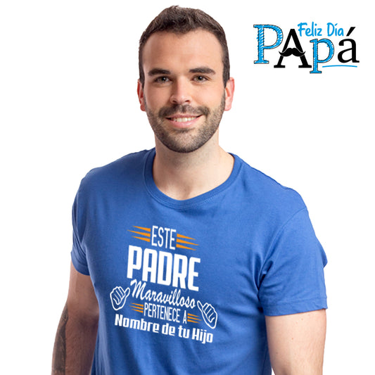 Polera Hombre Este Padre Maravilloso Pertenerce A...