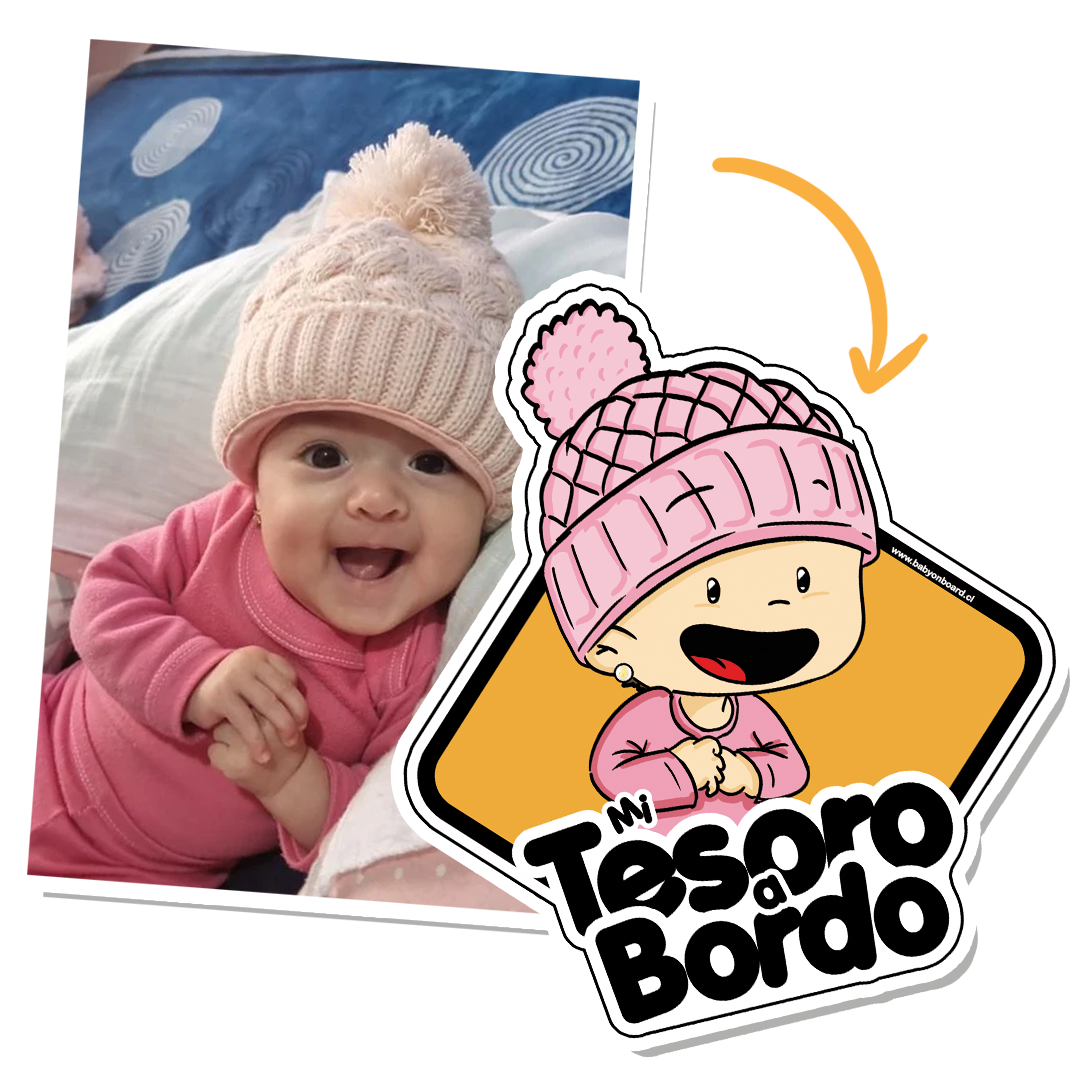 Bebé a Bordo Personalizado Fotografia Baby on Board