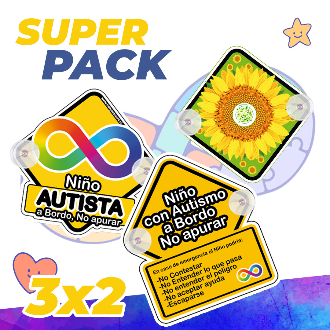 Super Pack, Letreros Autismo