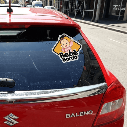 Letrero Bebé a Bordo BabyPan Adhesivo
