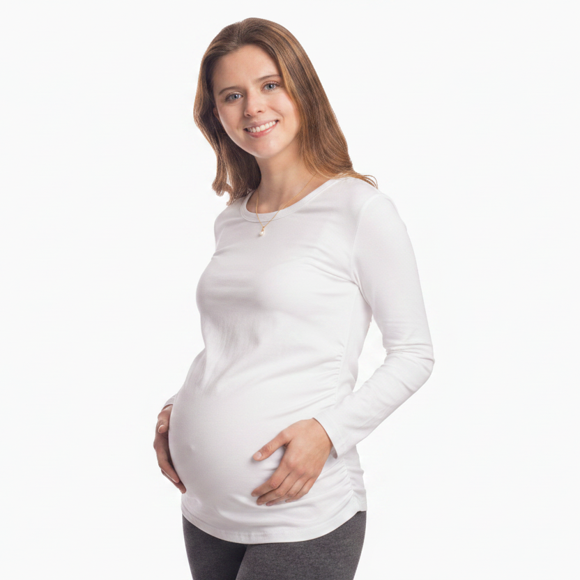 Polera Maternal Manga Larga
