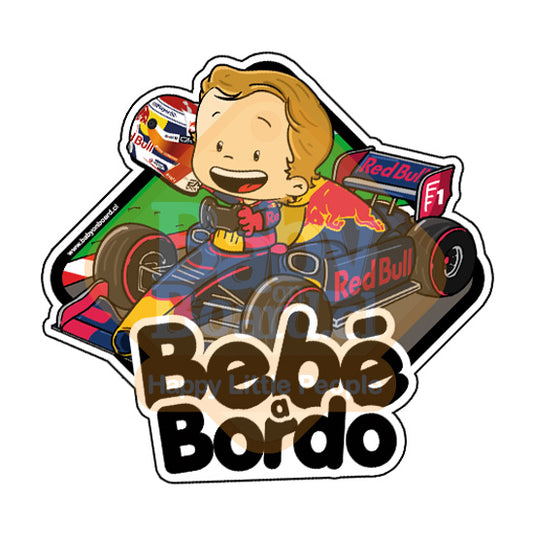 Letrero Bebé a Bordo, Max F1