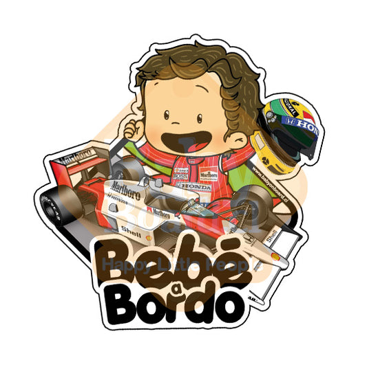 Letrero Bebé a Bordo, Senna F1