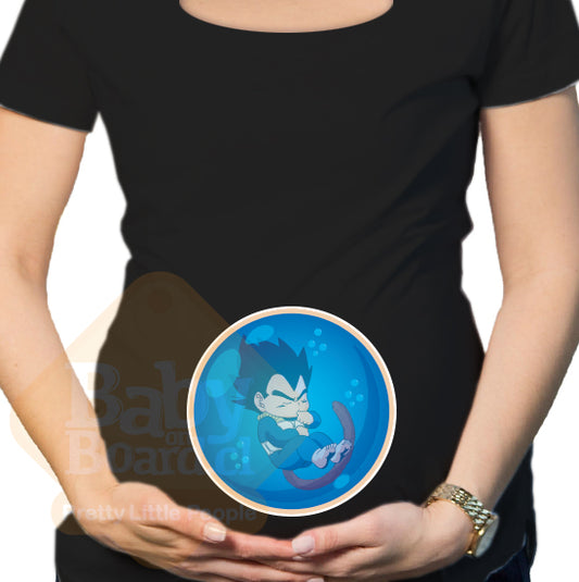 #180 Polera Embarazada Vegeta