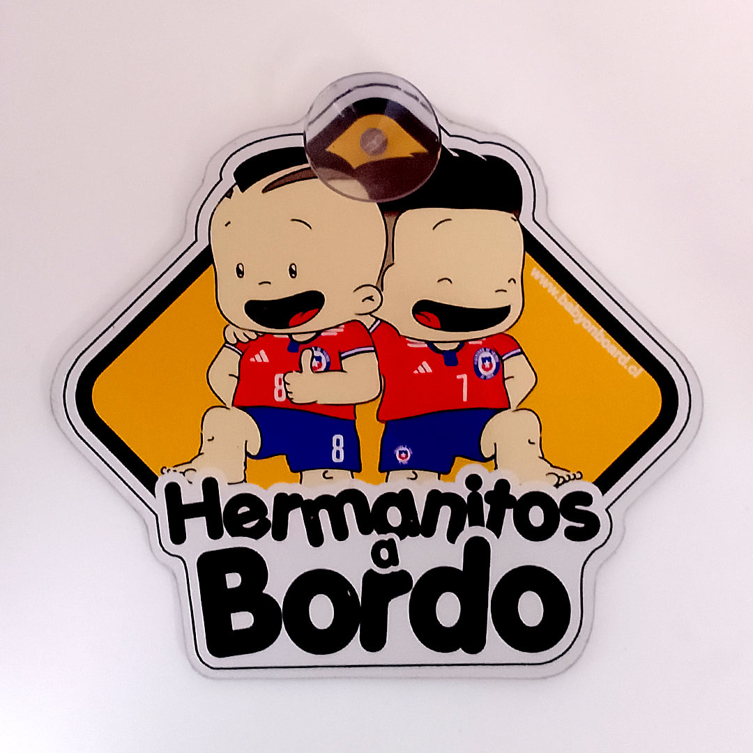 Letrero "prototipo" ventosa, Hermanos Seleccion Chilena