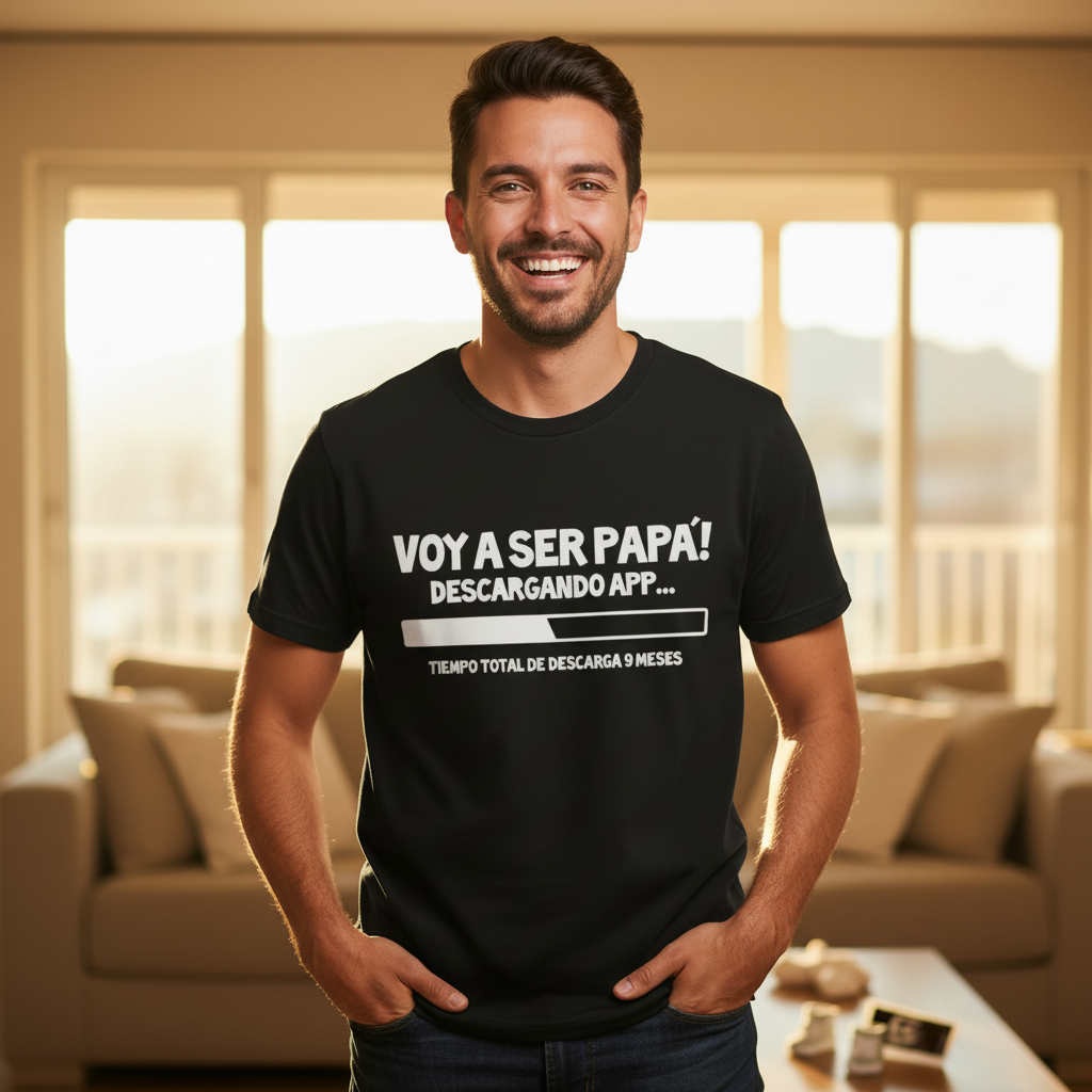 Polera Voy a ser Papá descargando app...
