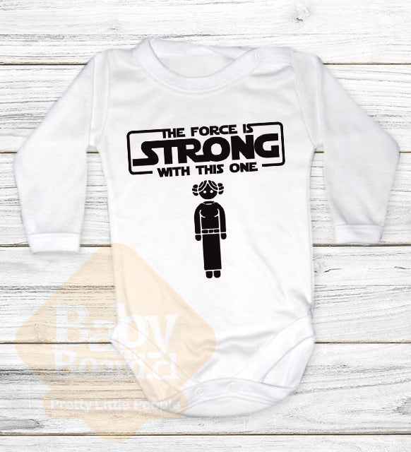 002.- Body Bebé The force is strong