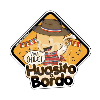 Letrero Bebé a Bordo Huasito