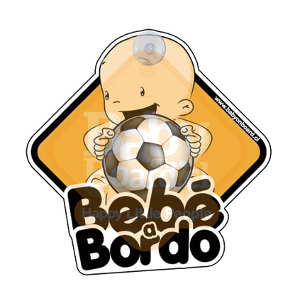 #036 Bebé a Bordo Fútbol niño