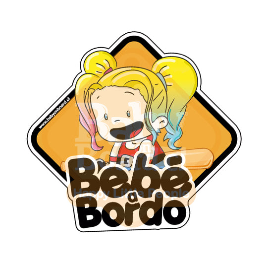 OFERTA - Bebé a Bordo BabyHarleyQuinn