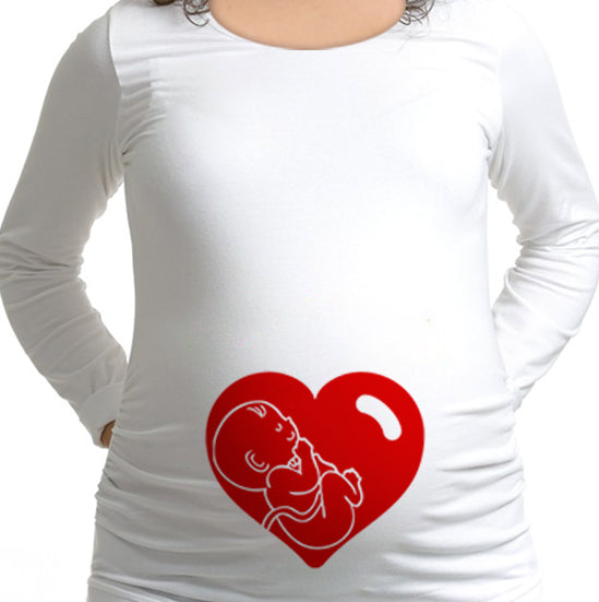 #051.- Polera Embarazada Corazon