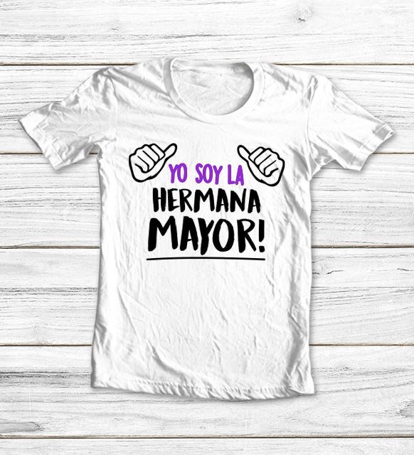 71.B- Polera Yo Soy la Hermana Mayor