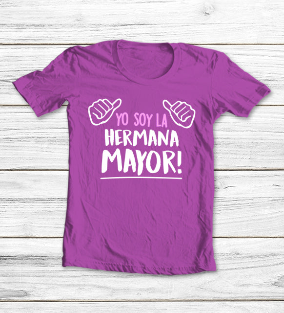 71.B- Polera Yo Soy la Hermana Mayor