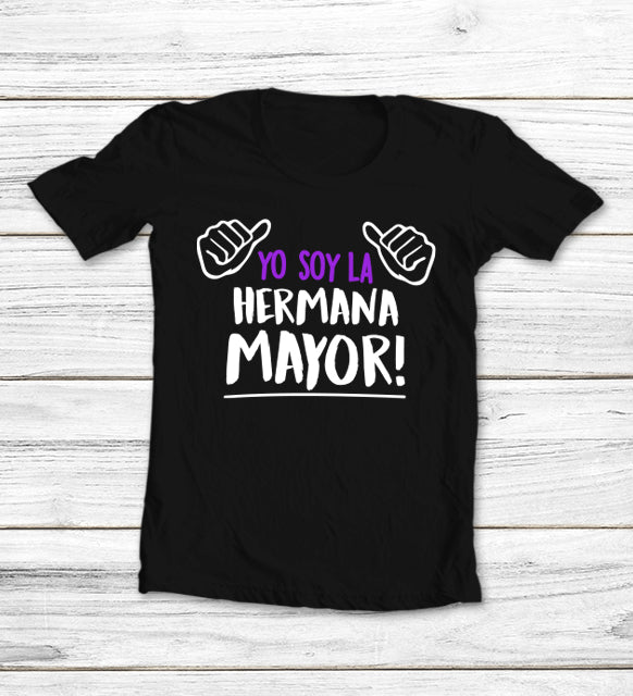 71.B- Polera Yo Soy la Hermana Mayor