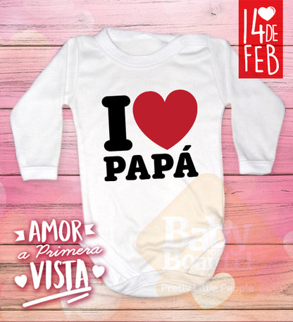 Body Bebé I love ♥️ papá