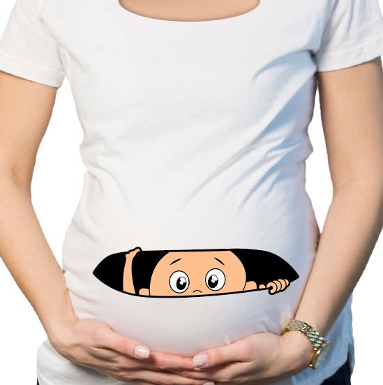 #004.- Polera Embarazada Asomado