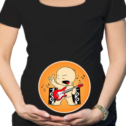#111.- Polera Embarazada Rockero