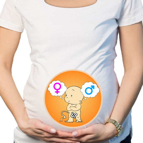 #121.- Polera Embarazada seré niño o niña??
